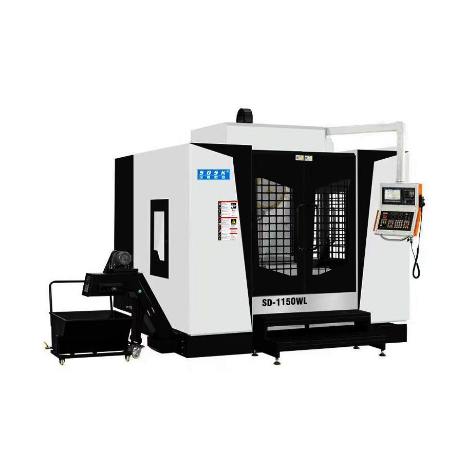 Horizontal pentahedral machining center