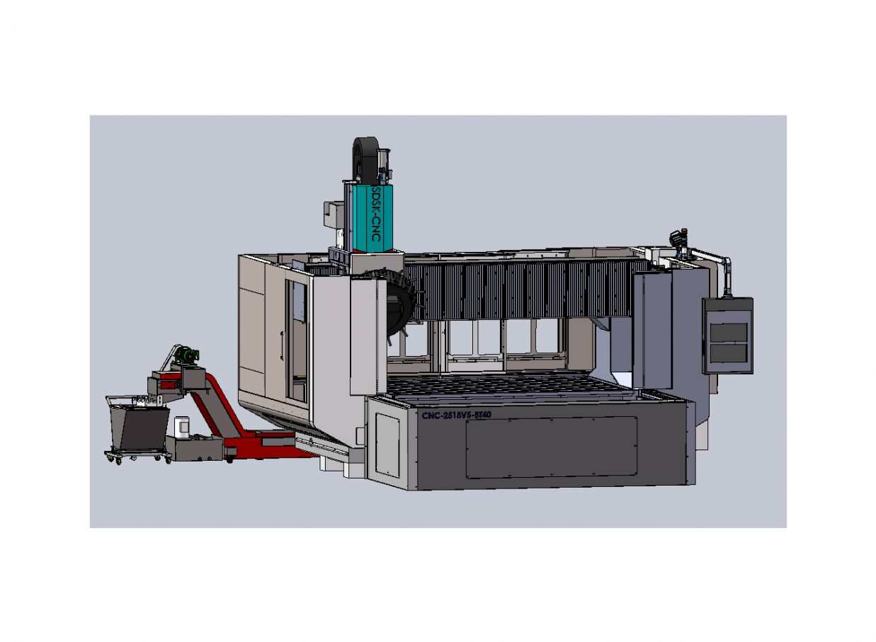 龍門加工中心SDSK2518V5-BT40數(shù)控機(jī)床技術(shù)規(guī)格書